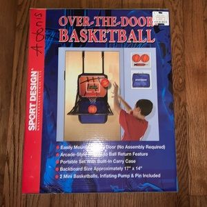 Over The Door Arcade Style Basketball Set